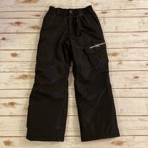 ZeroXposur Kids Black Snow Pants Size Medium 10/12